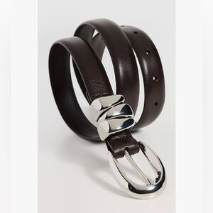 Madewell brown and silver belt